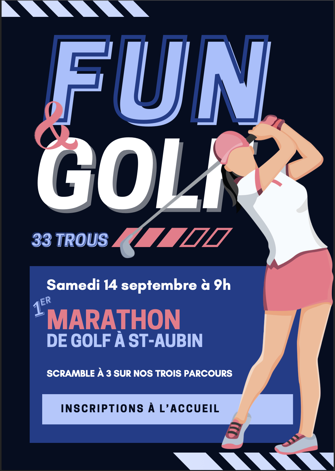 1er Marathon de Golf de Saint-Aubin : Une Journée Fun&Golf à Ne Pas Manquer !