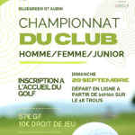 Le Golf de Saint-Aubin Invite à son Championnat du Club !